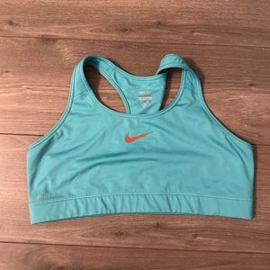 Nike sports bra teal XL